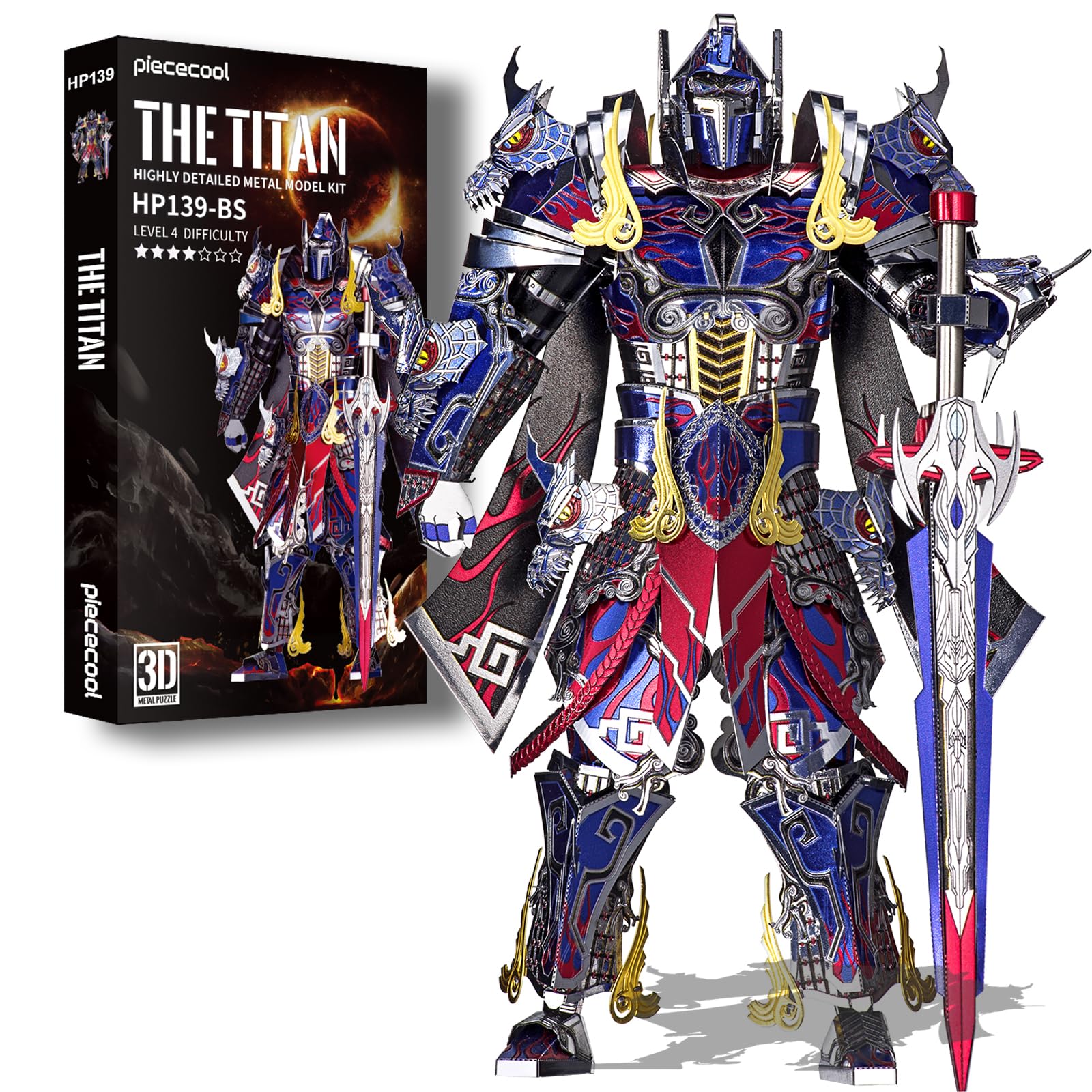 Piececool 3D Metal Puzzles for Adults DIY Gundam Model Kits